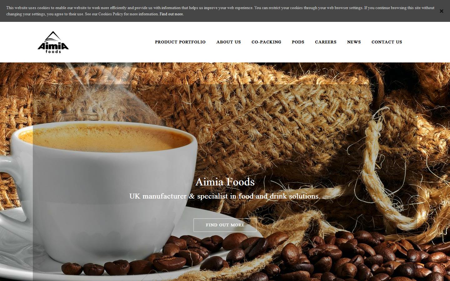Aimia Foods Website