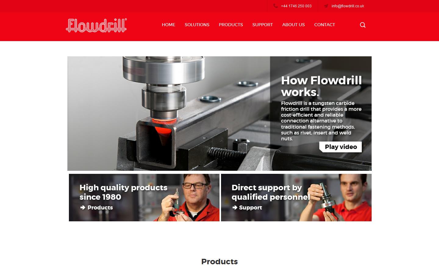 Flowdrill Website