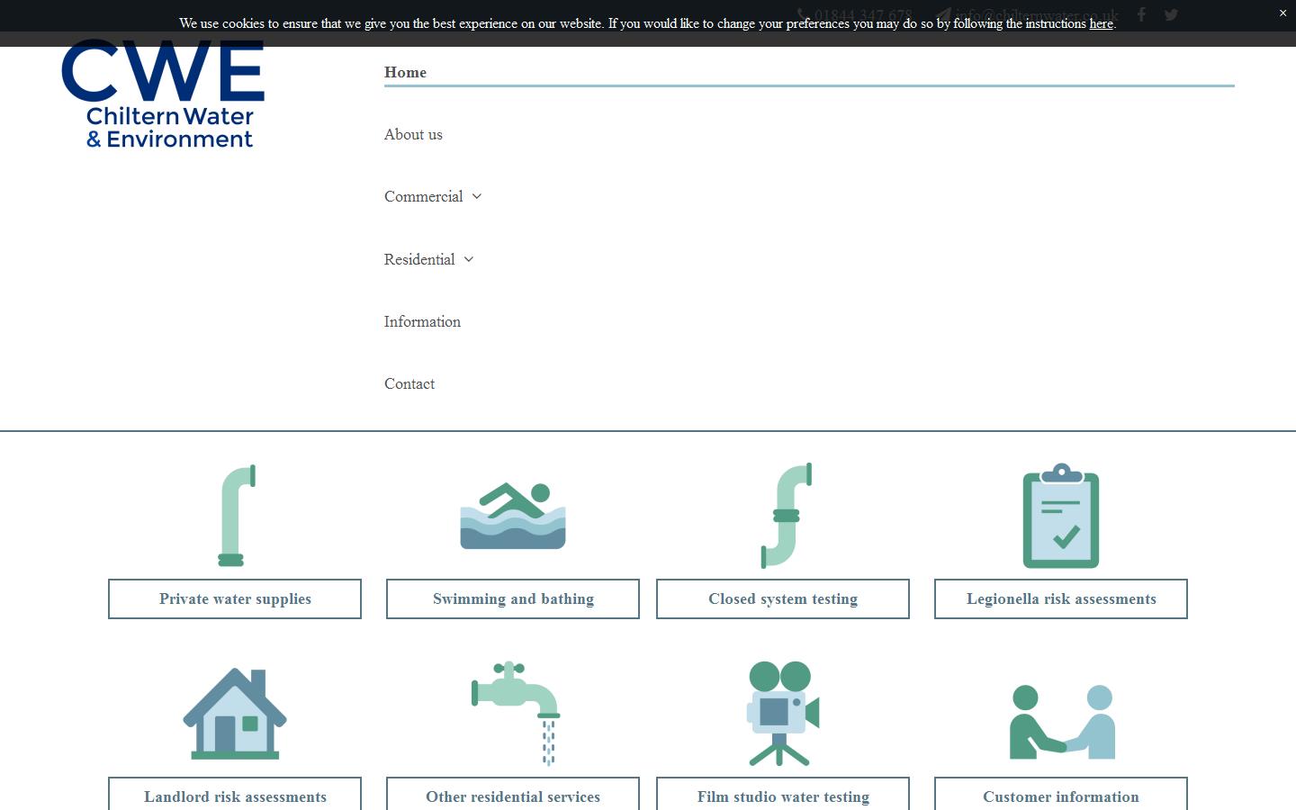 Chiltern Water Environment Website