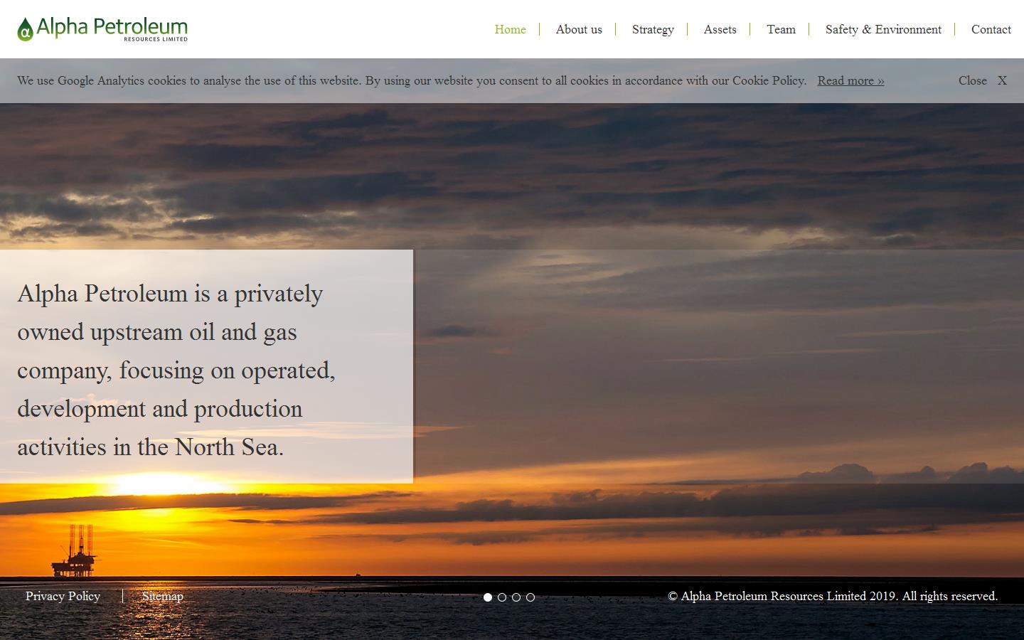 Alpha Petroleum Website