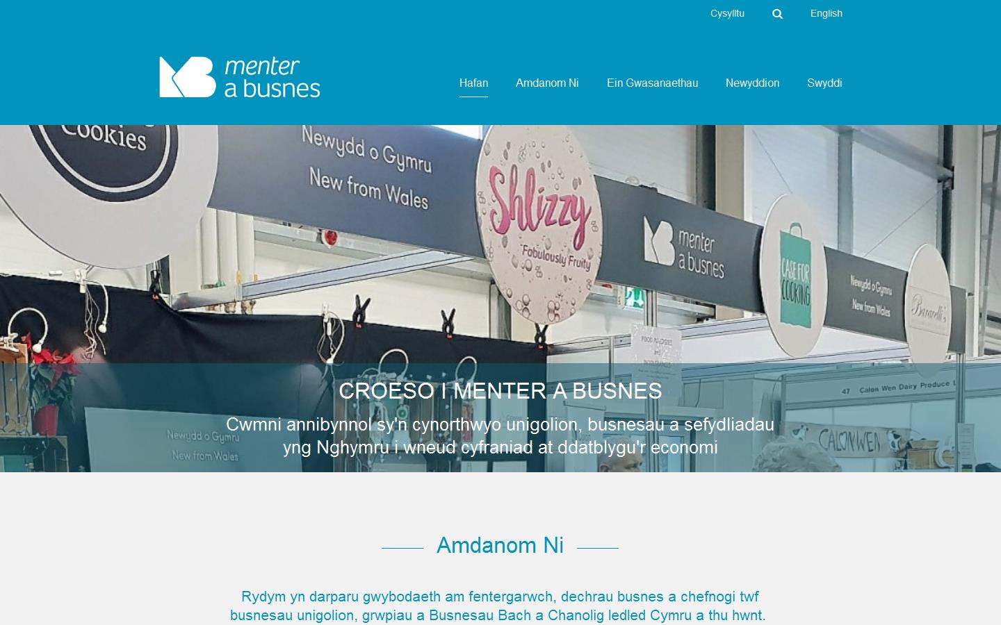 Menter a Busnes Website