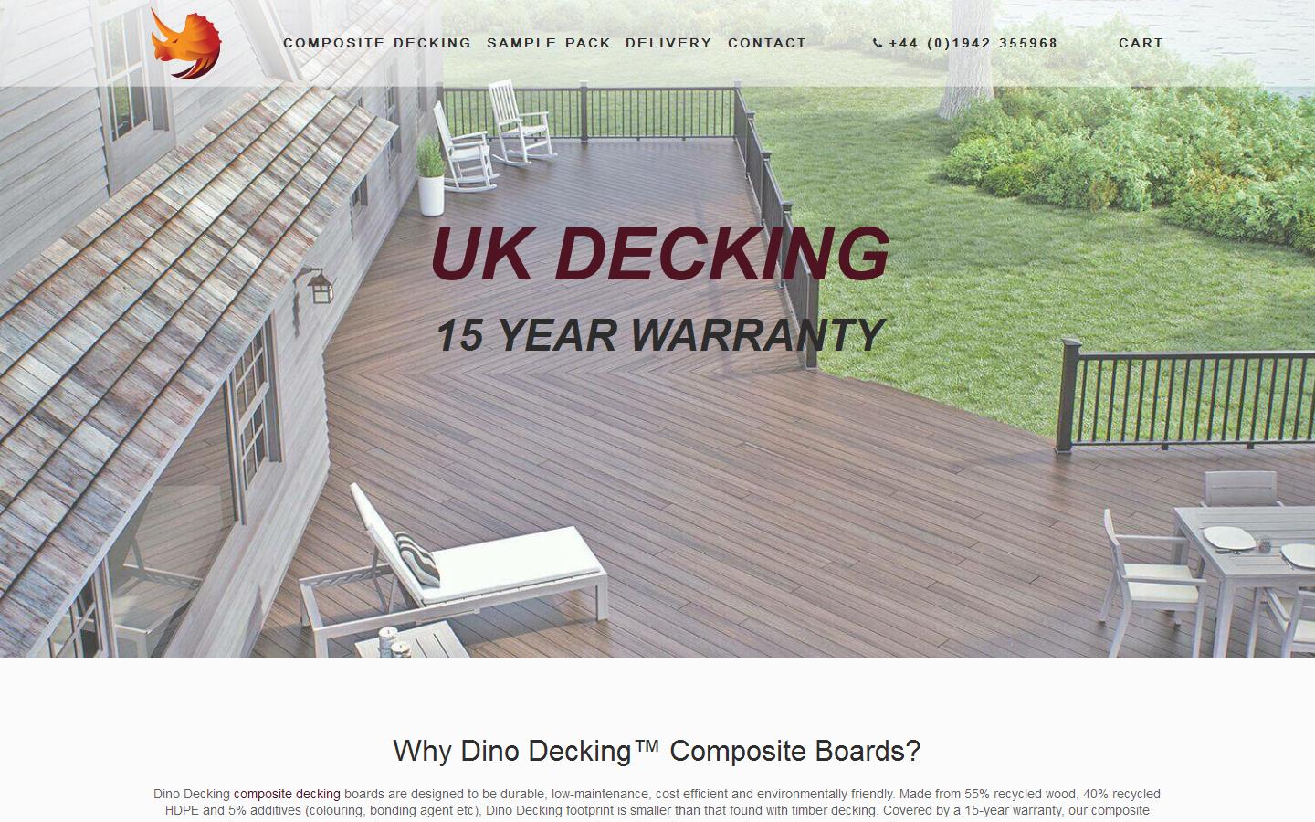 Dino Decking Ltd Website