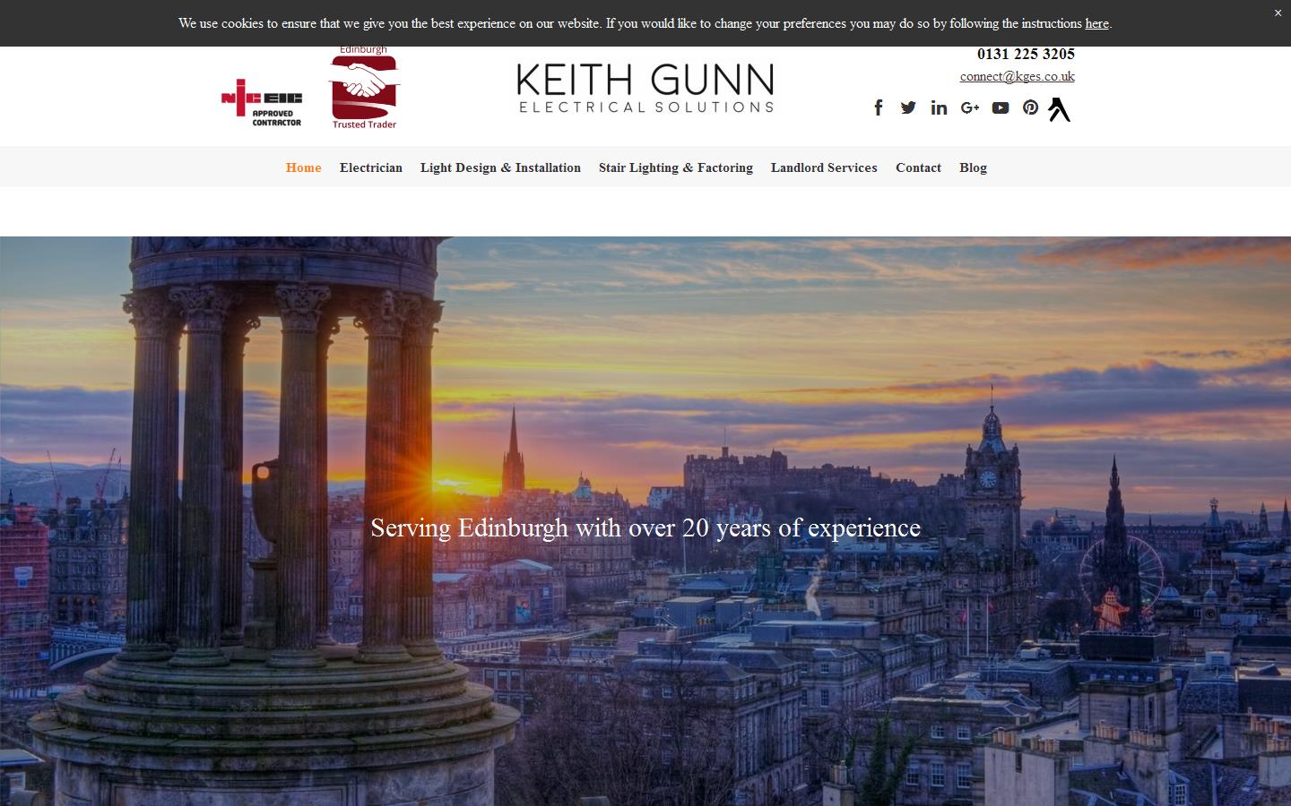 Keith Gunn Electrical Solutions Website