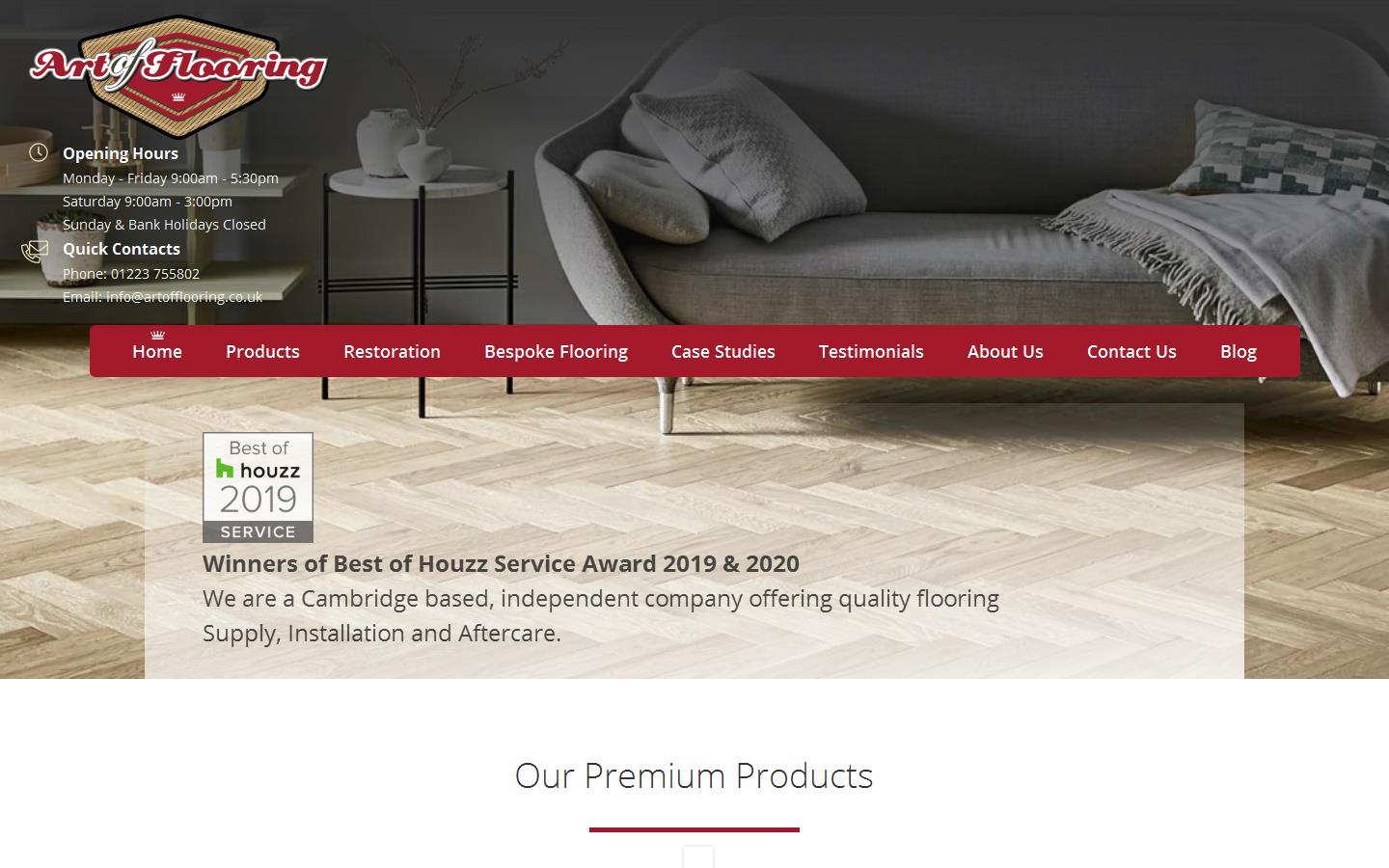 Art of Flooring Website