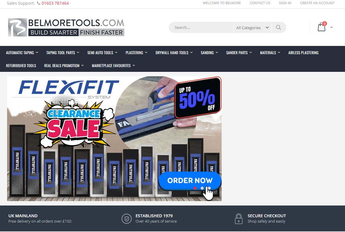 Belmore Tools Website