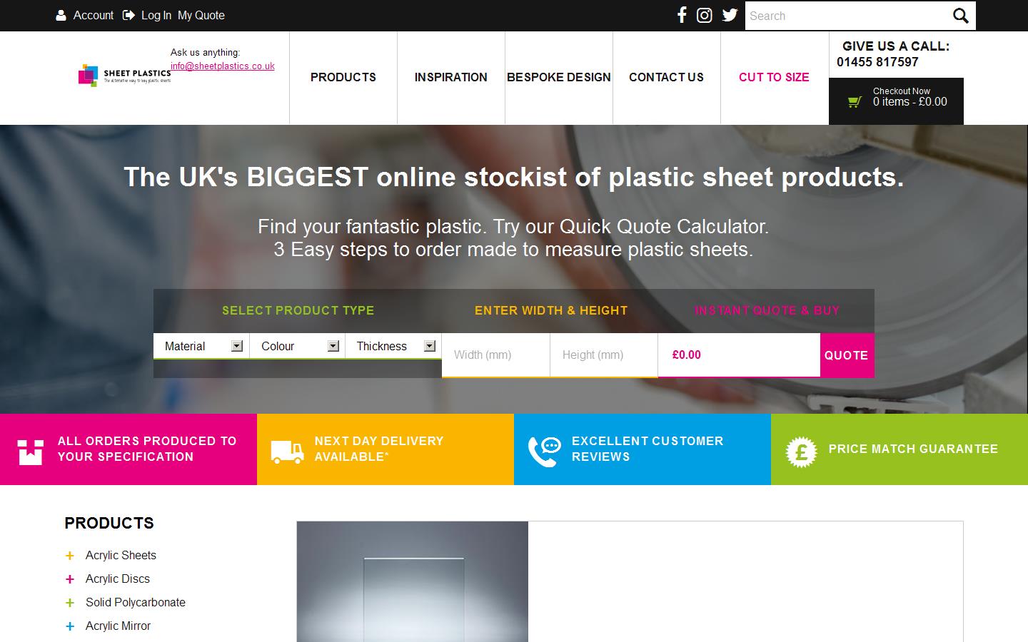 Sheet Plastics Website