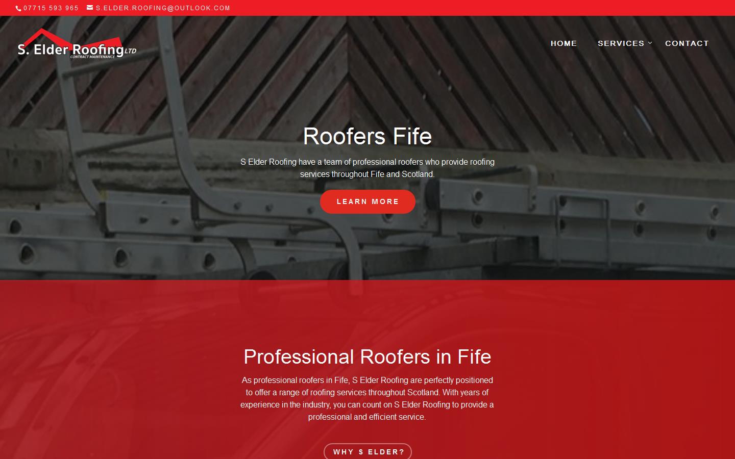 S Elder Roofing Ltd Website