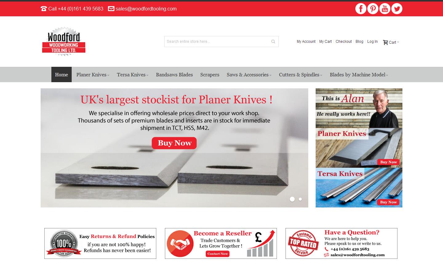 Woodford Tooling Website