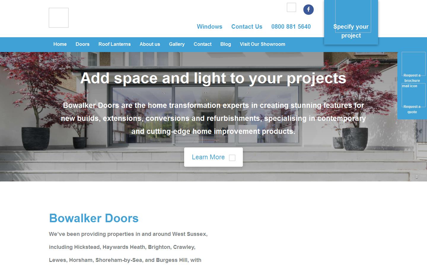 Bowalker Doors Website