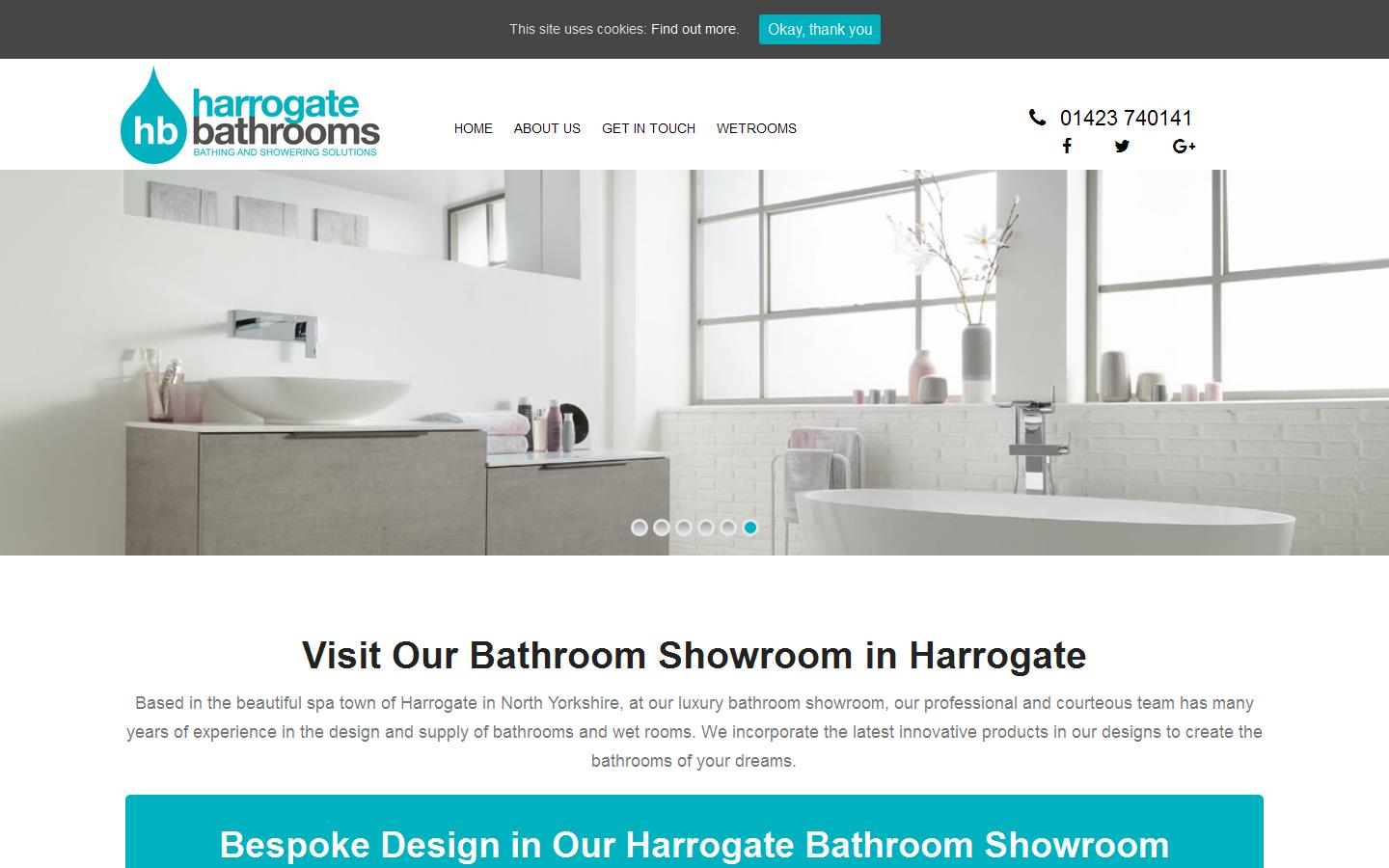 Harrogate Bathrooms Website