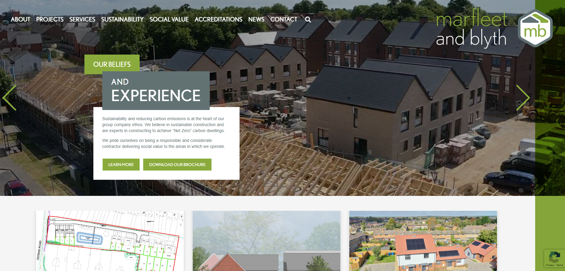 Marfleet and Blyth Ltd Website