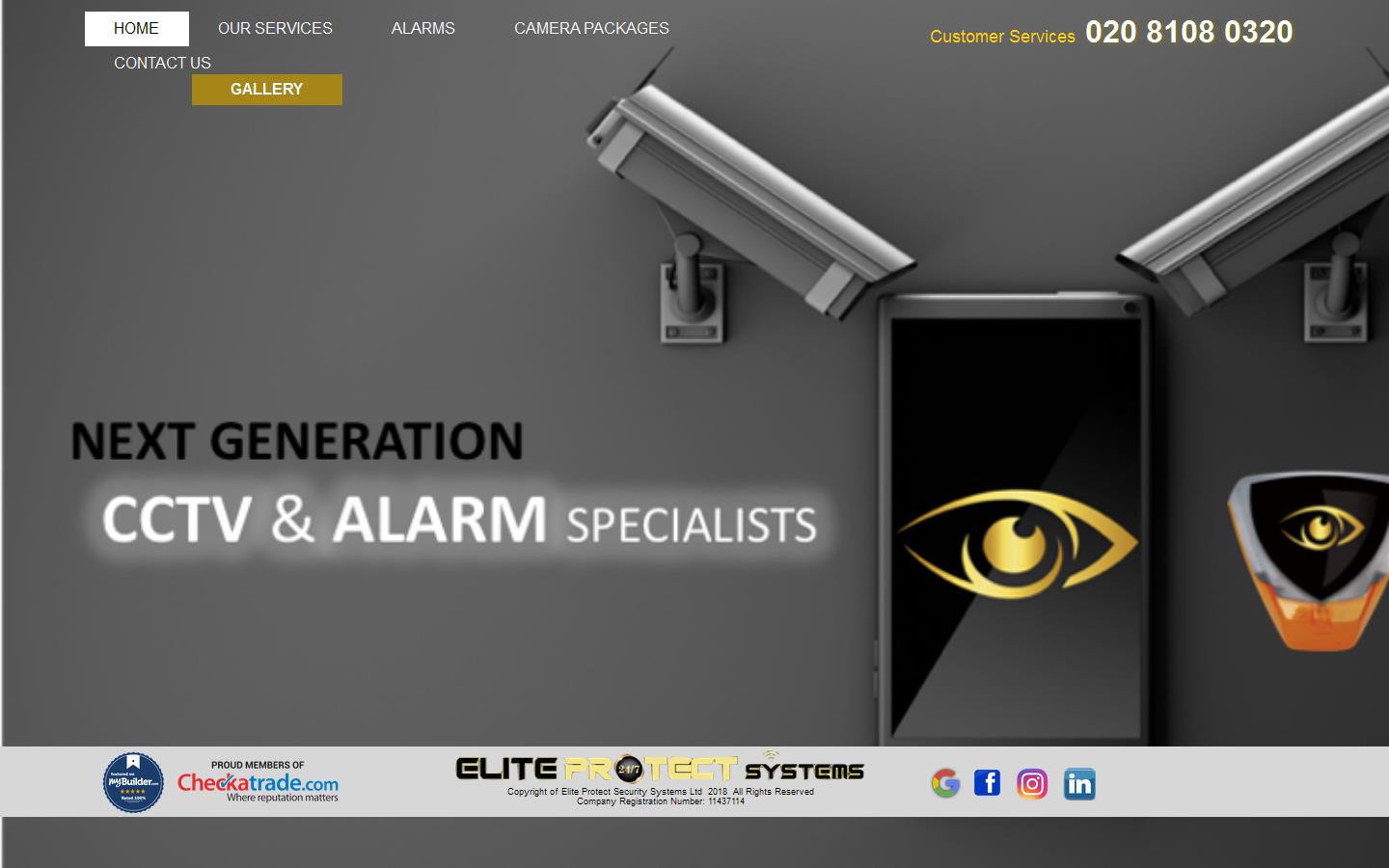 Elite Protect Security Systems Ltd Website