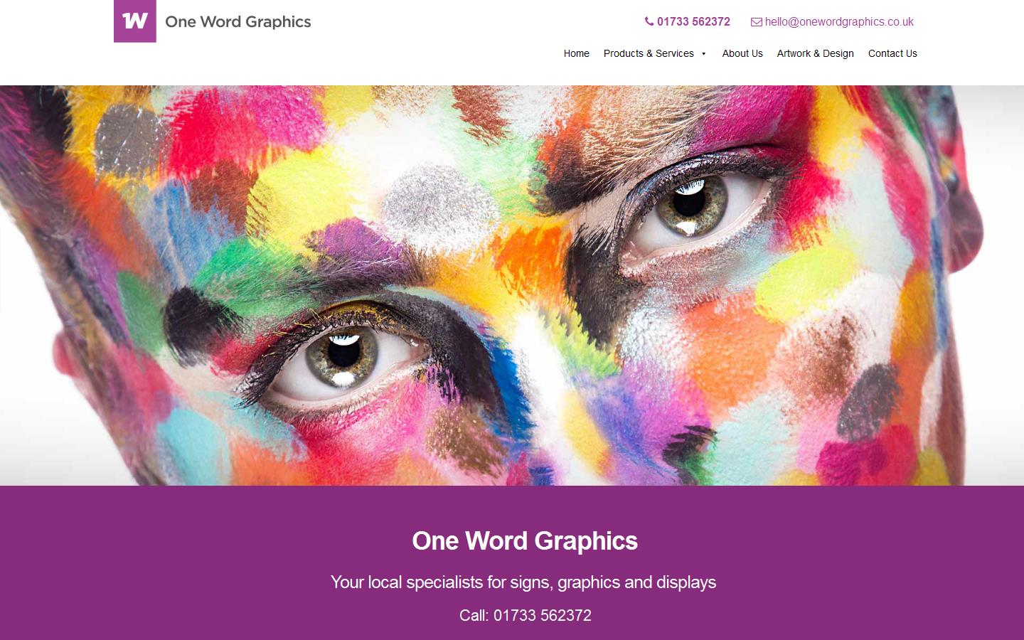 One Word Graphics Website
