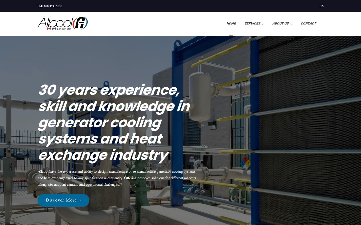 Allcool London Ltd Website