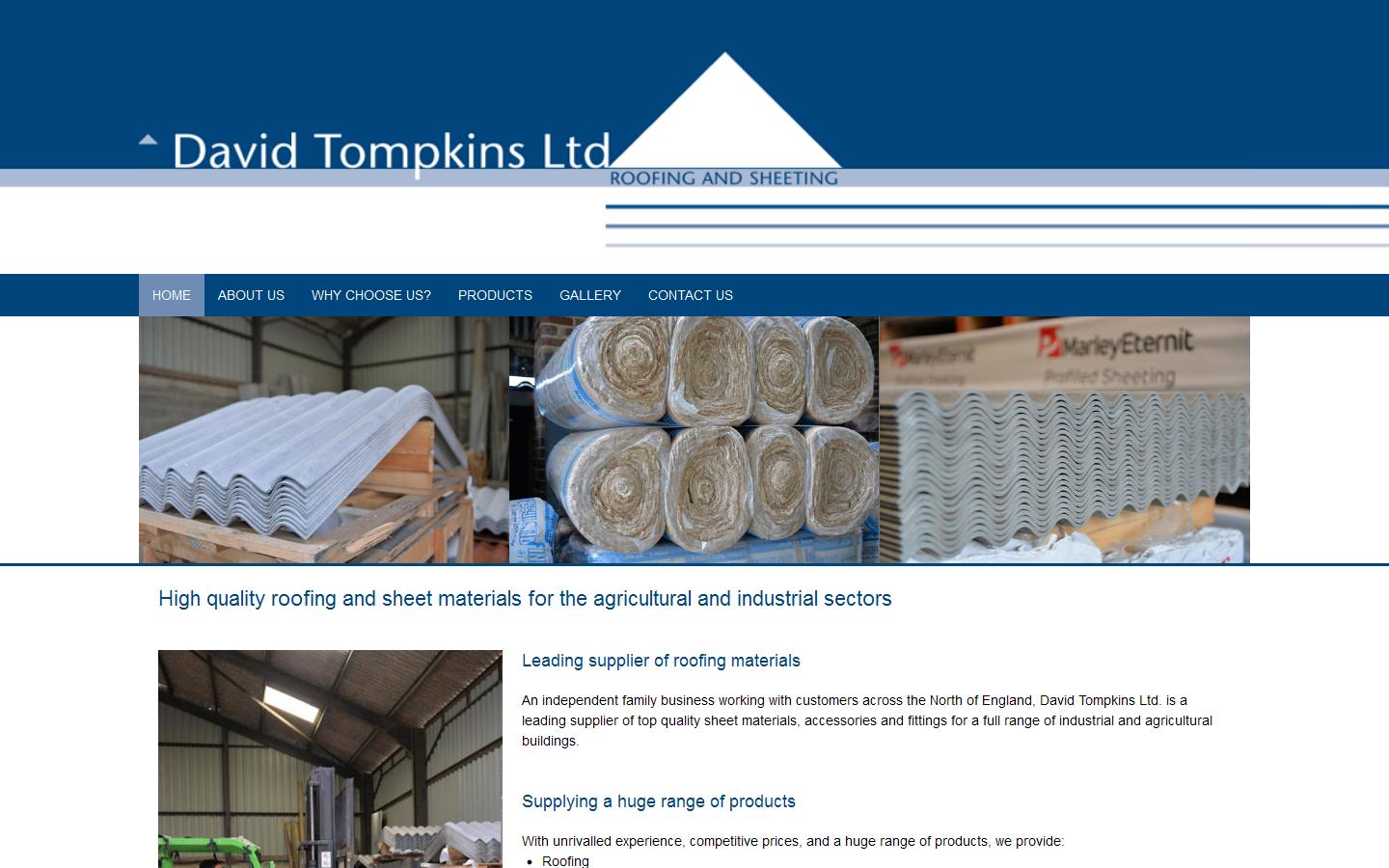 David Tompkins Ltd Website