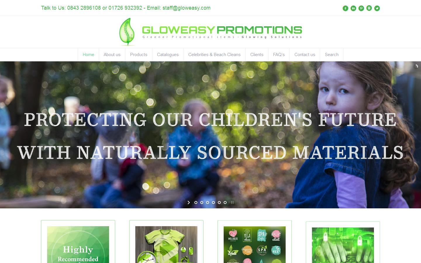Gloweasy Promotions Website