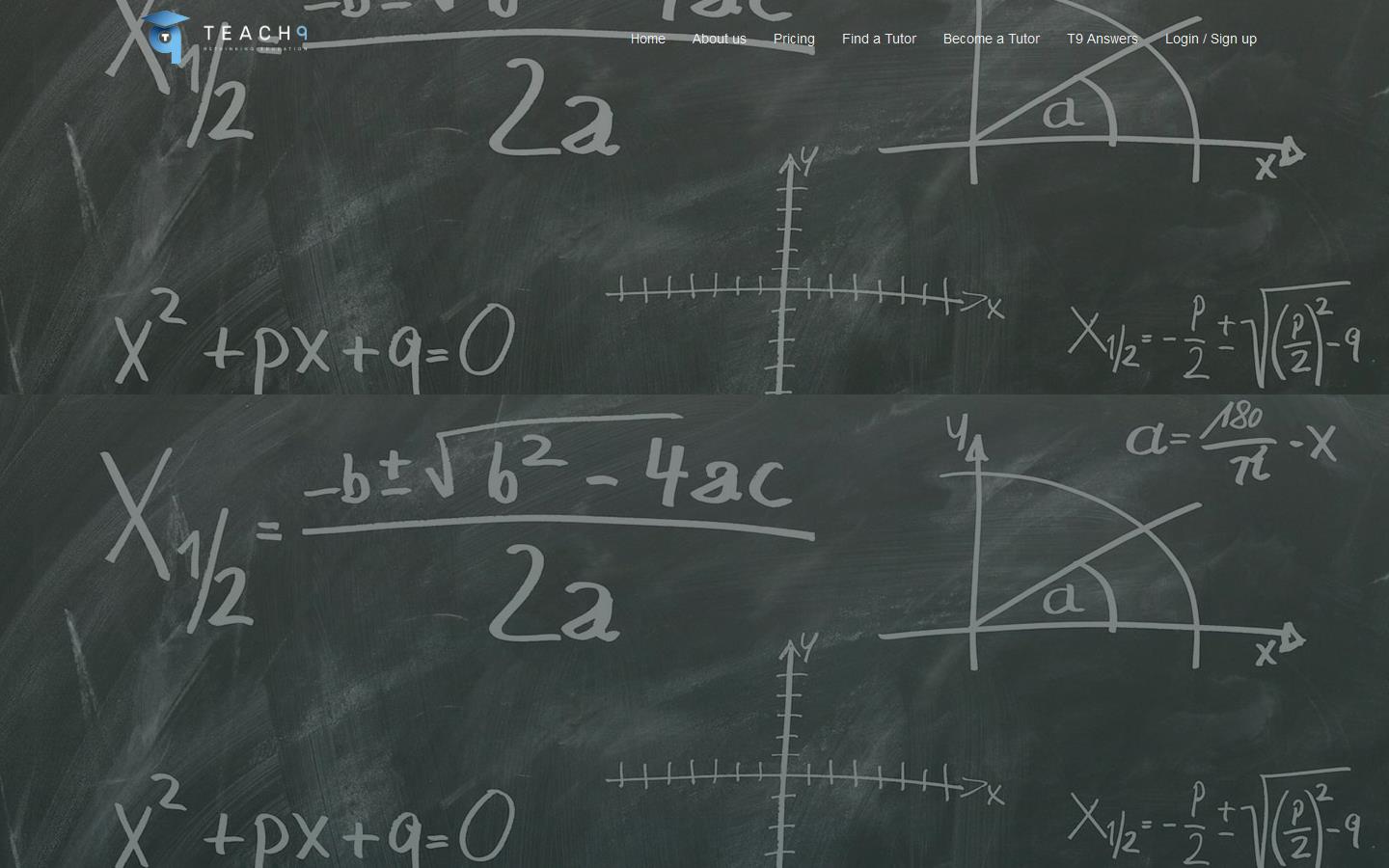 Maths Tutor  Website