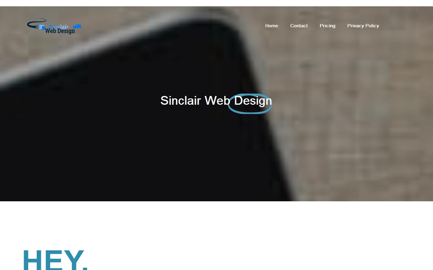 Sinclair Web Design Website
