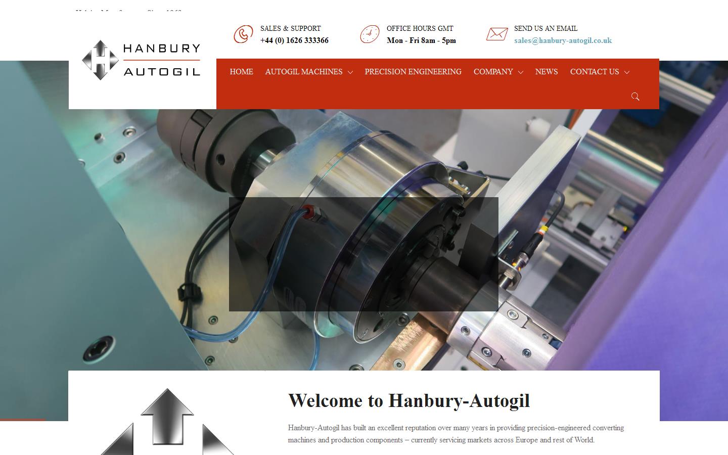 Hanbury-Autogil Ltd Website