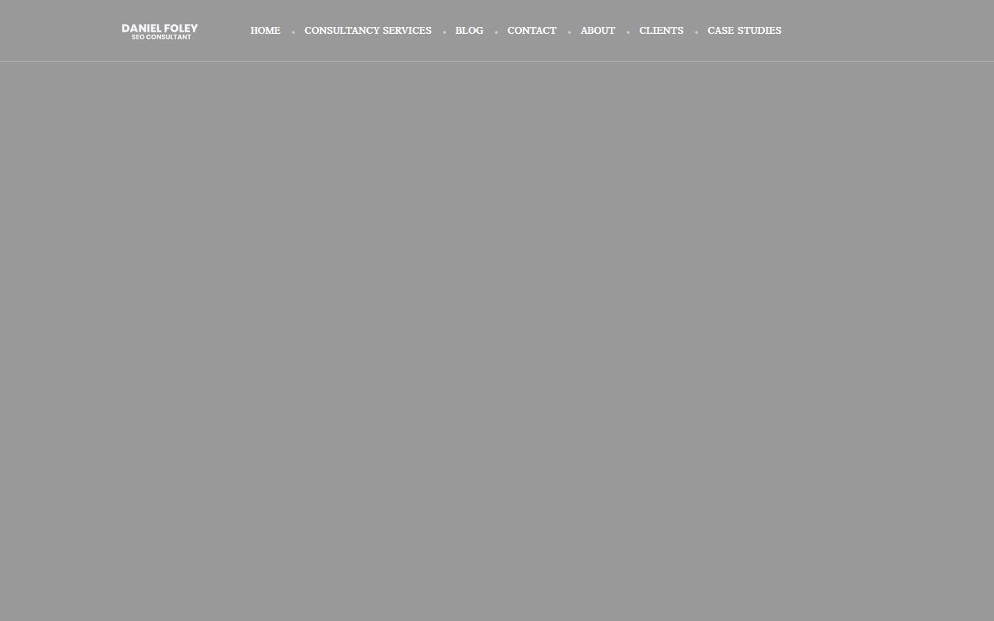 Daniel Foley SEO Consultant Website