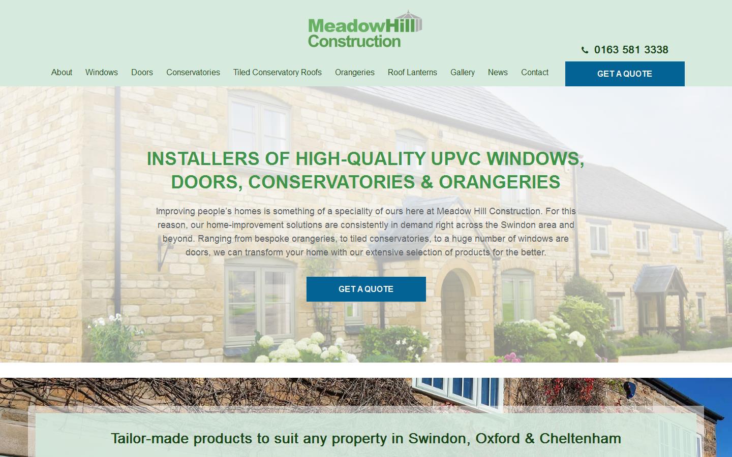 Meadow Hill Construction Website