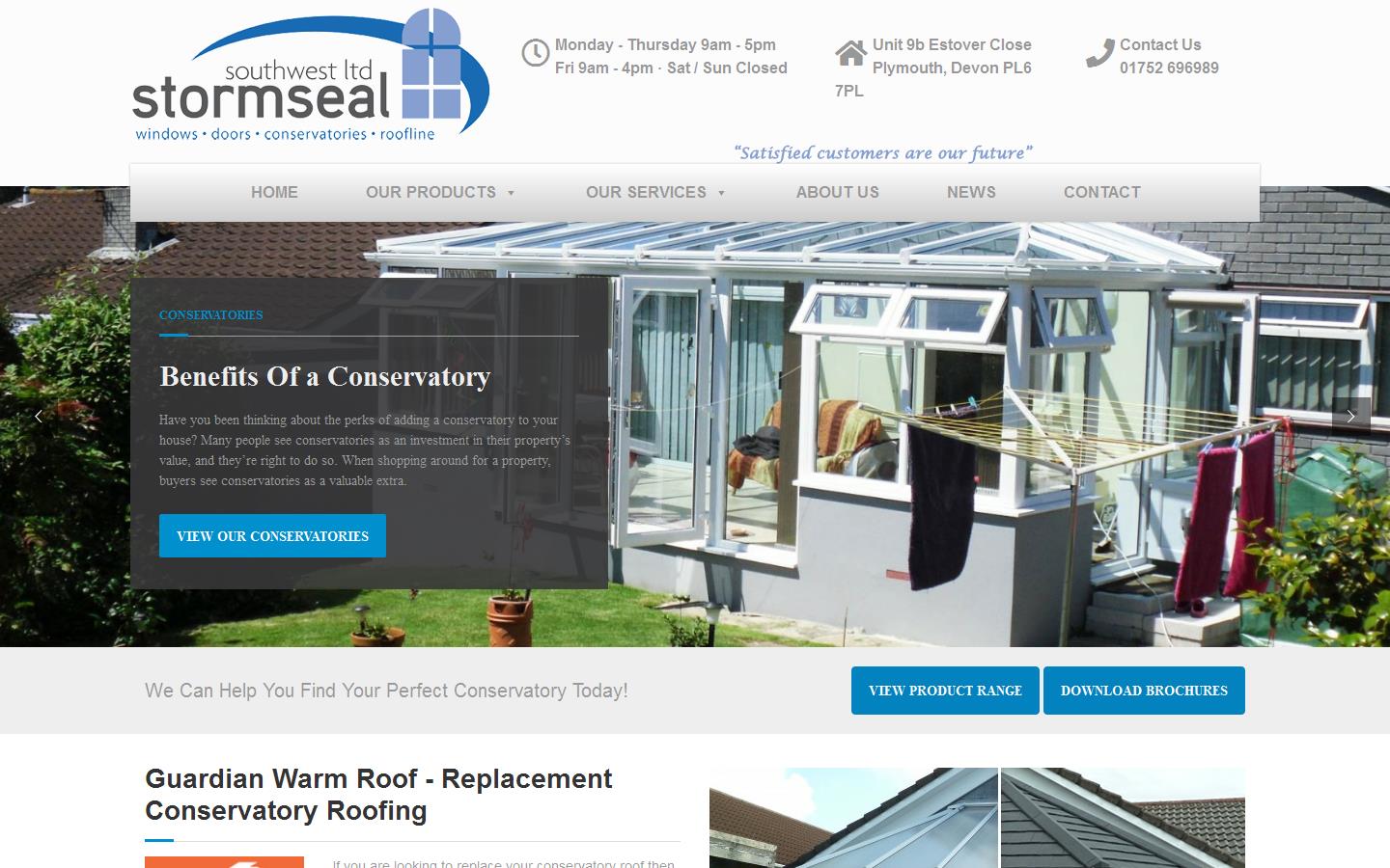 Stormseal SW Ltd Website