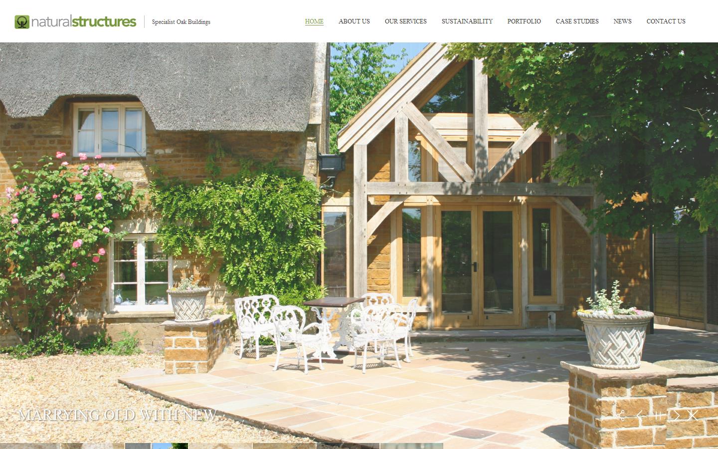 Natural Structures Ltd Website