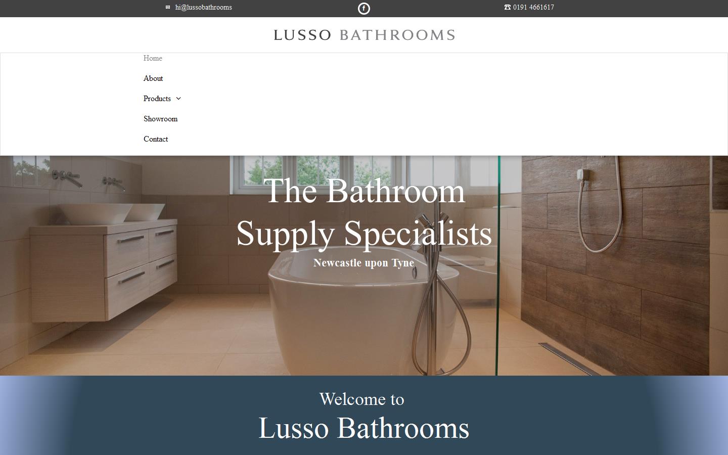 Nuovo Bathrooms Website