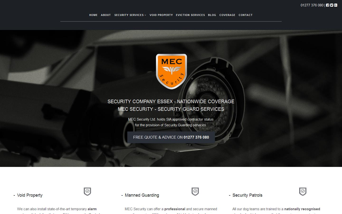 MEC Security Website
