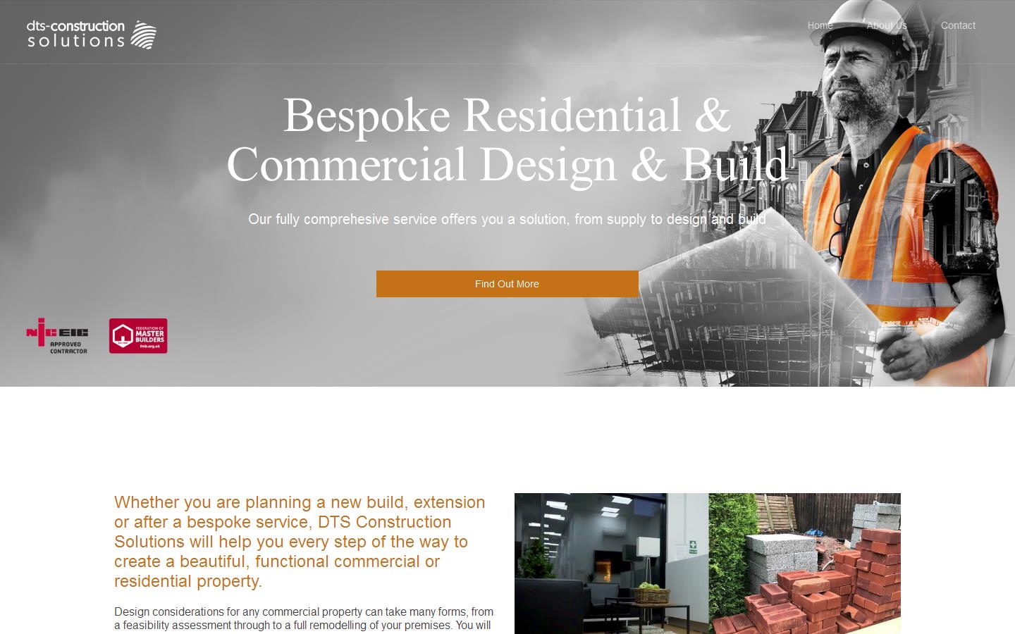 DTS Construction Solutions Website