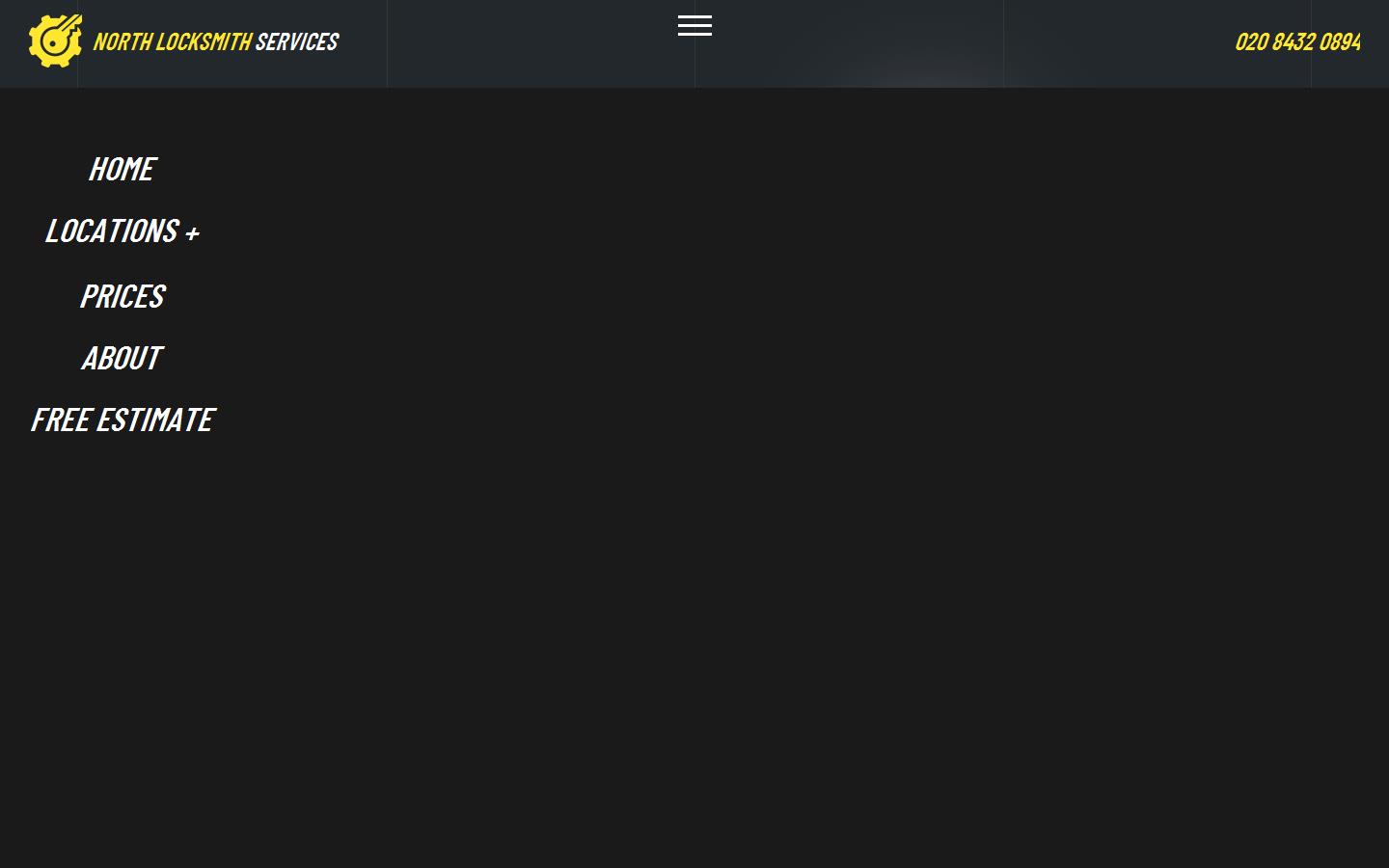 North Locksmith Services Website