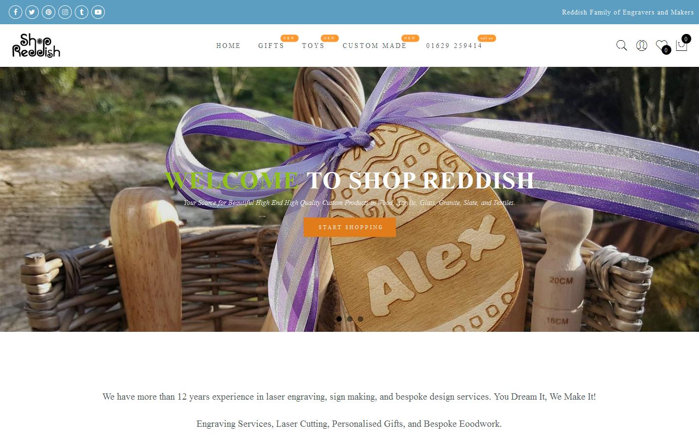 Shop Reddish Website