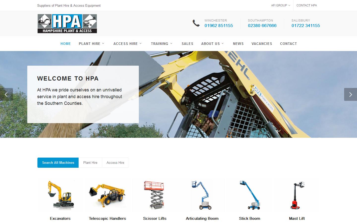 Hampshire Plant & Access Website