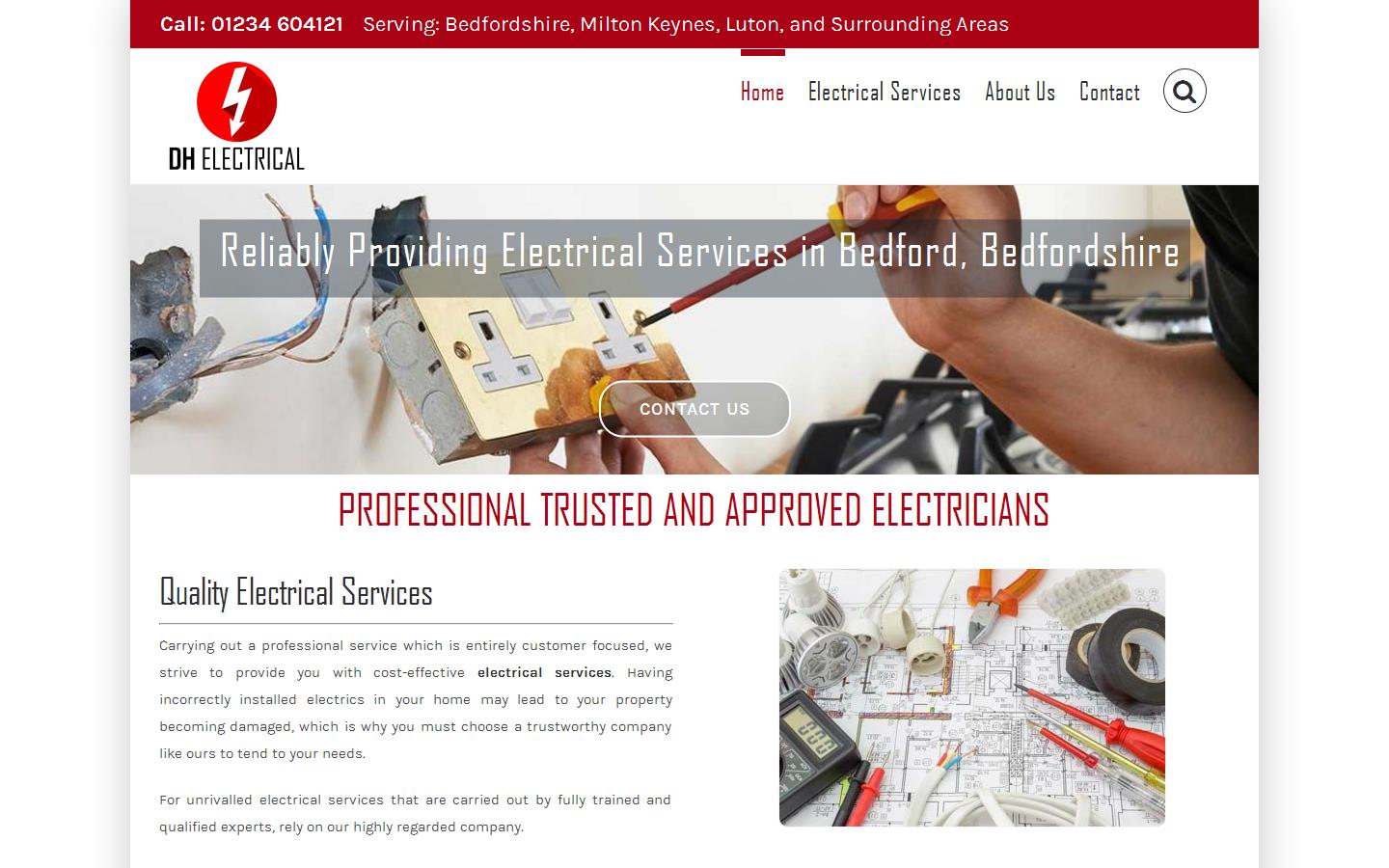DH Electrical Website