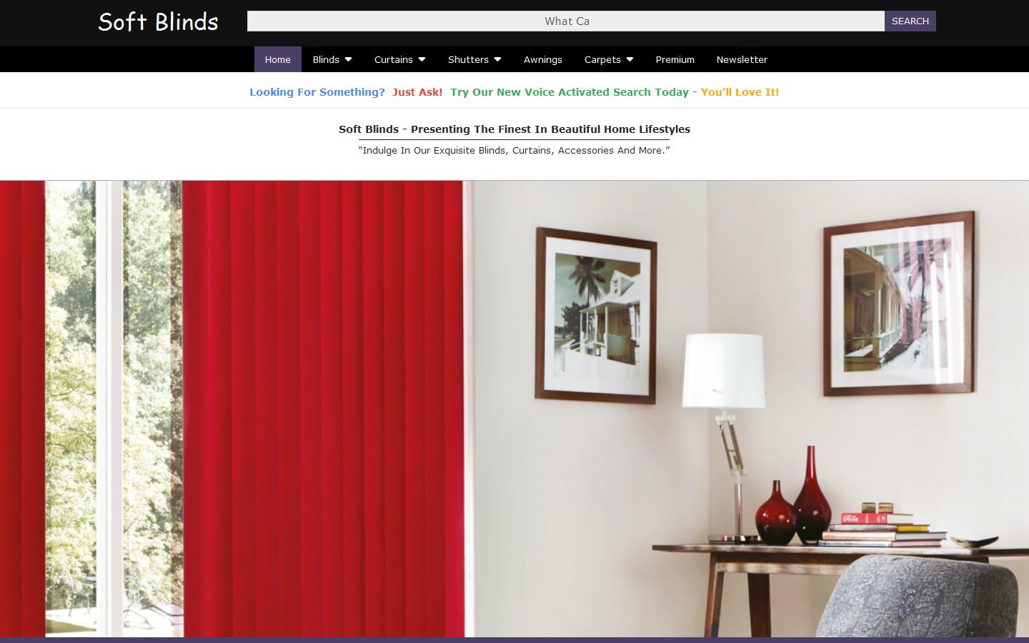 Soft Blinds Website