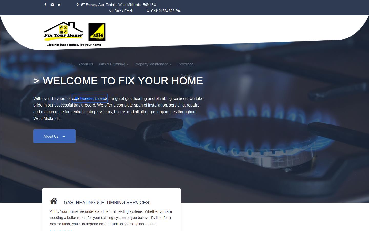 Fix Your Home Ltd Website