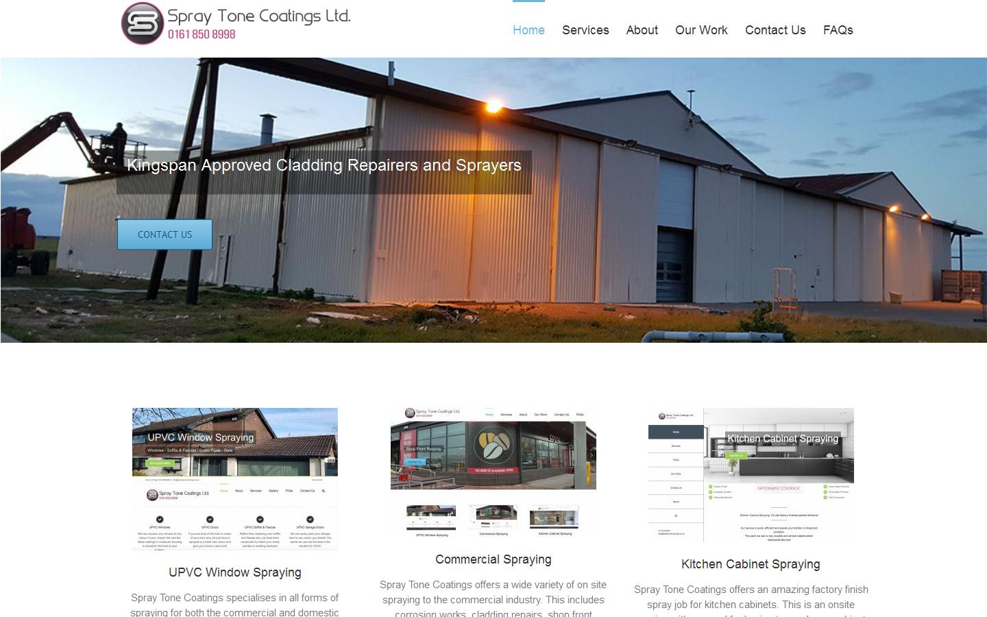 Spray Tone Coatings Ltd Website