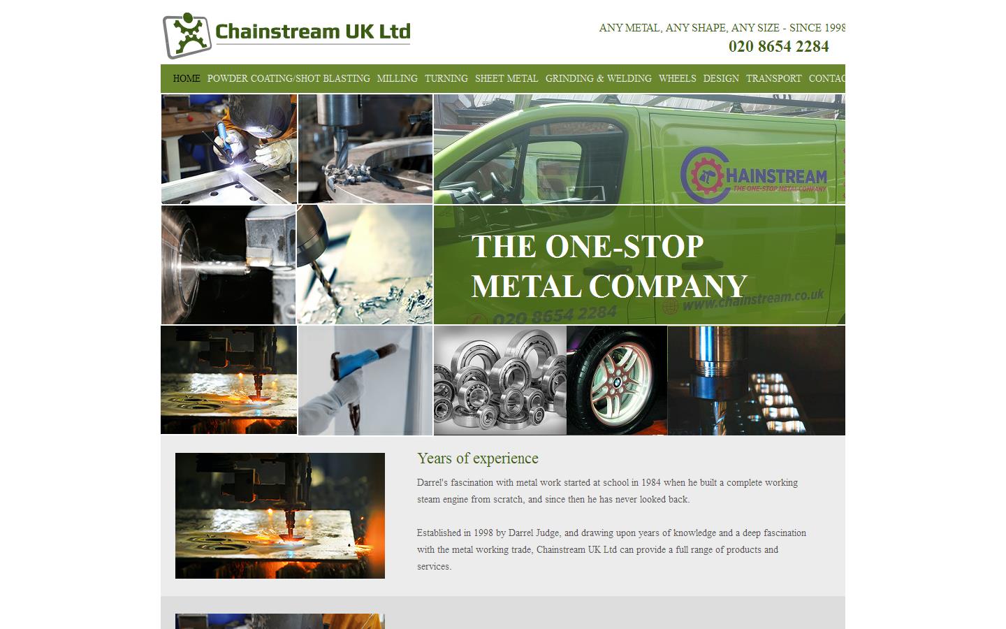 Chainstream UK Ltd Website