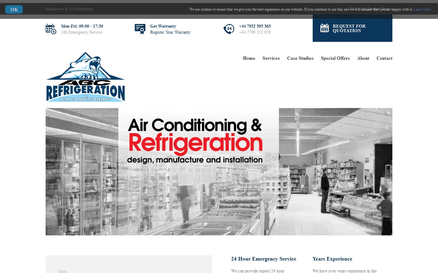 ABC Refrigeration Website