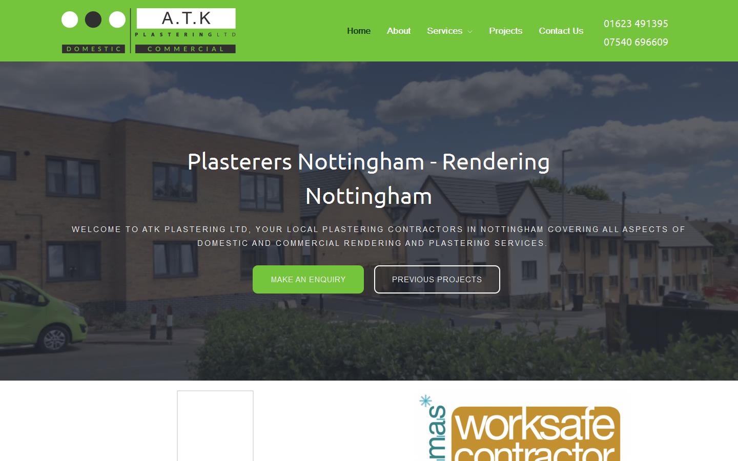 ATK Plastering Ltd Website