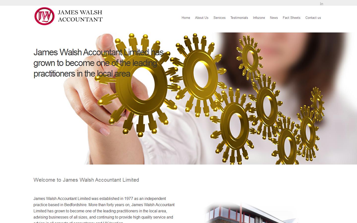 James Walsh Accountant Limited Website