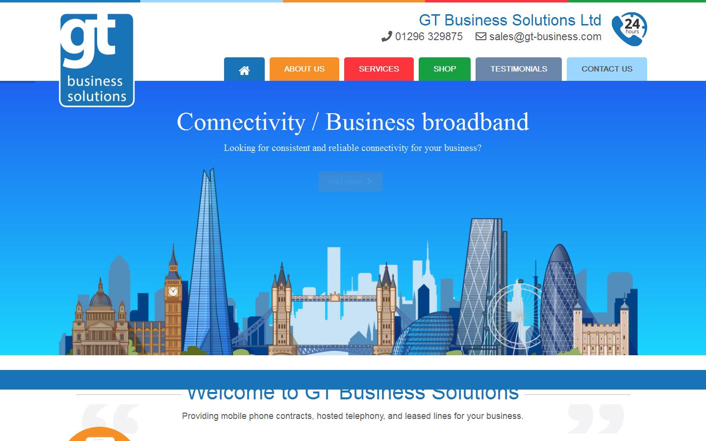 GT Business Solutions Ltd Website