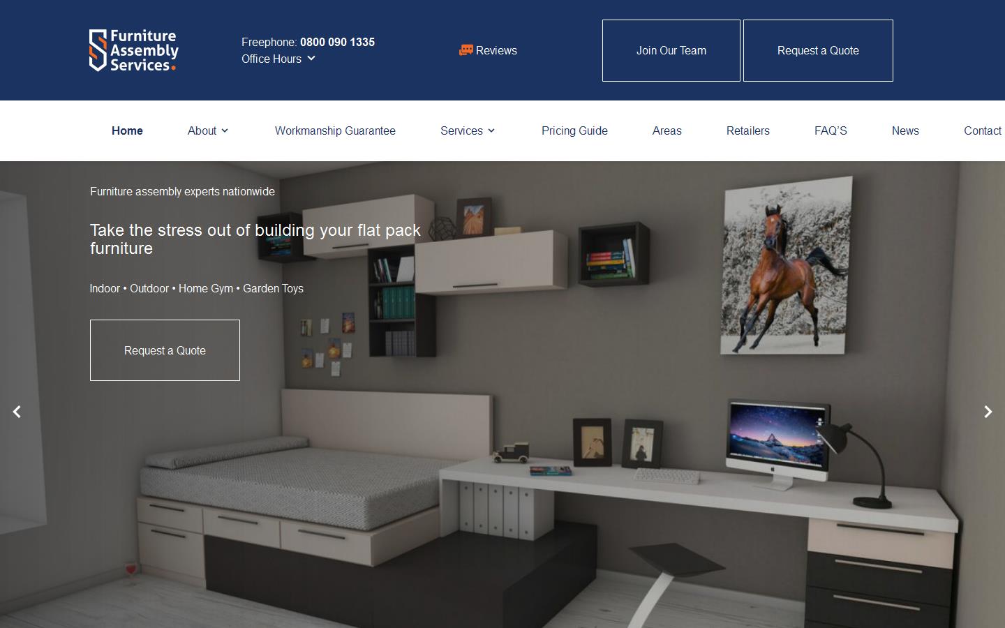 Furniture Assembly Services Website