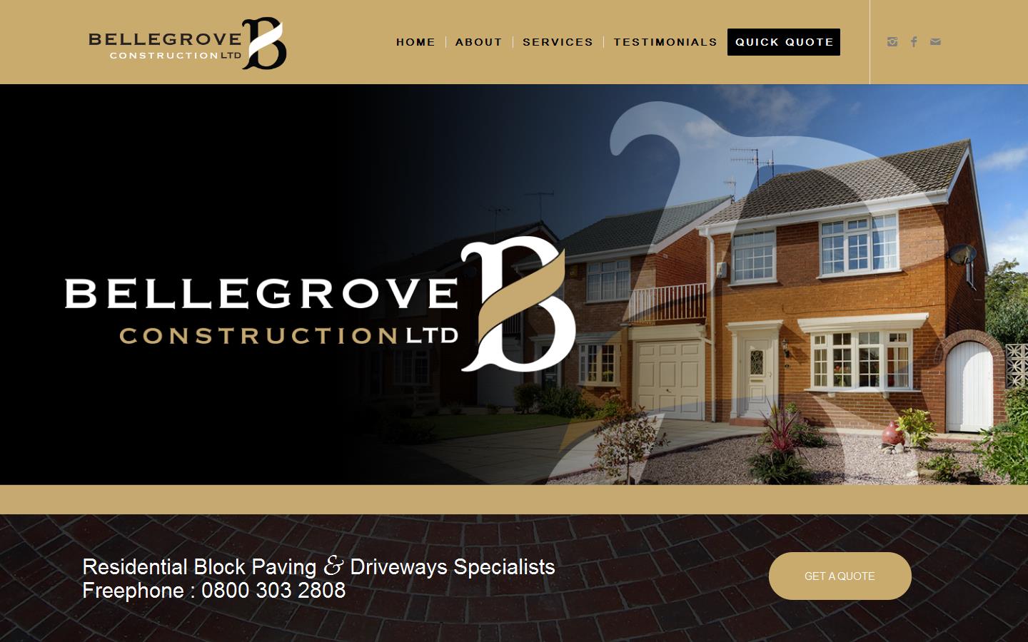 Bellegrove Construction Website