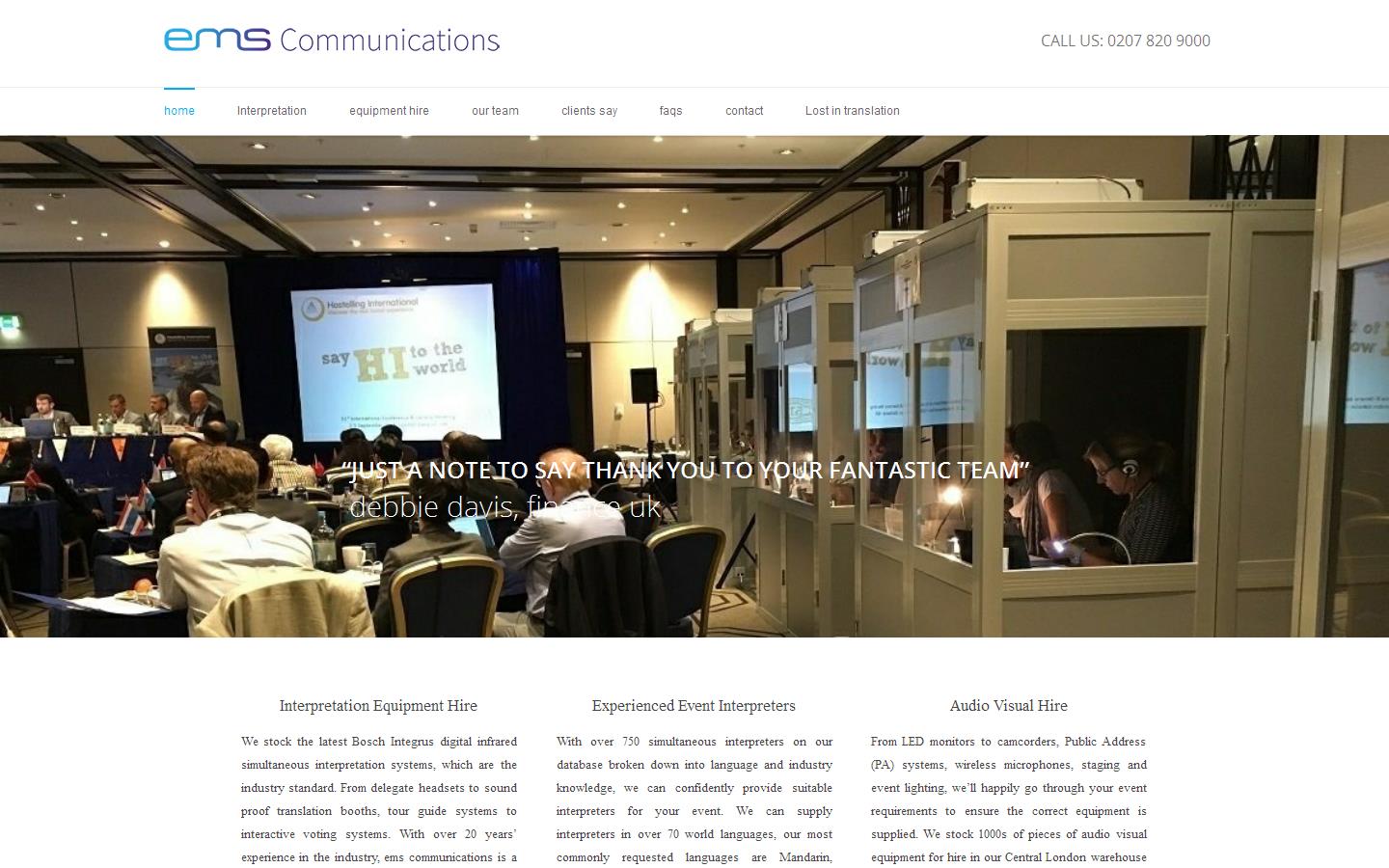 EMS Communication Website