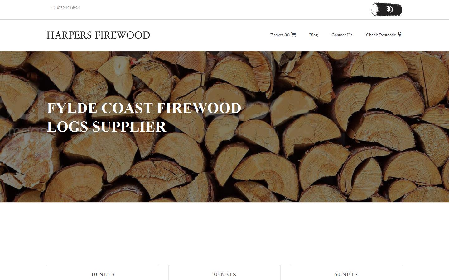 Harpers Firewood Ltd Website