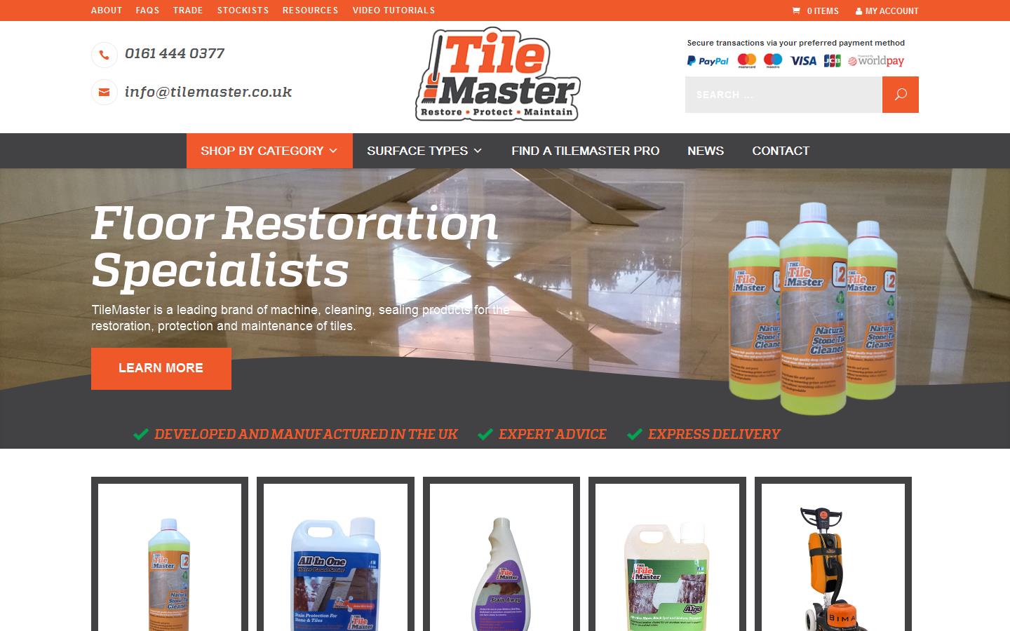 TileMaster Website