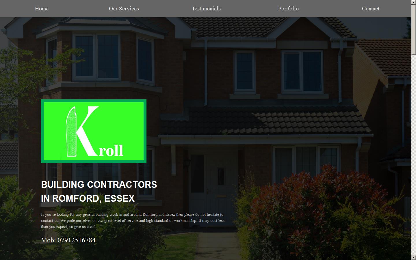 Kroll Ltd Website