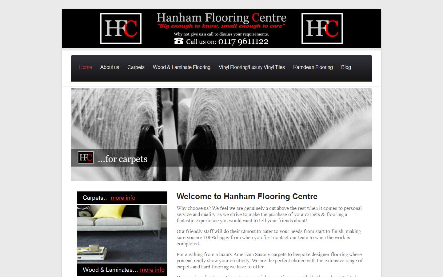 Hanham Flooring Centre Website