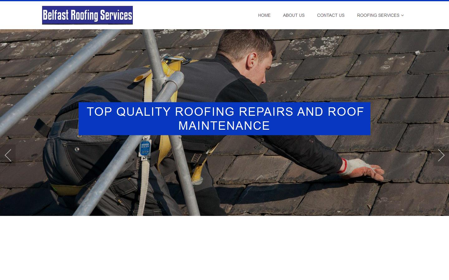 Belfast Roofing Services Website